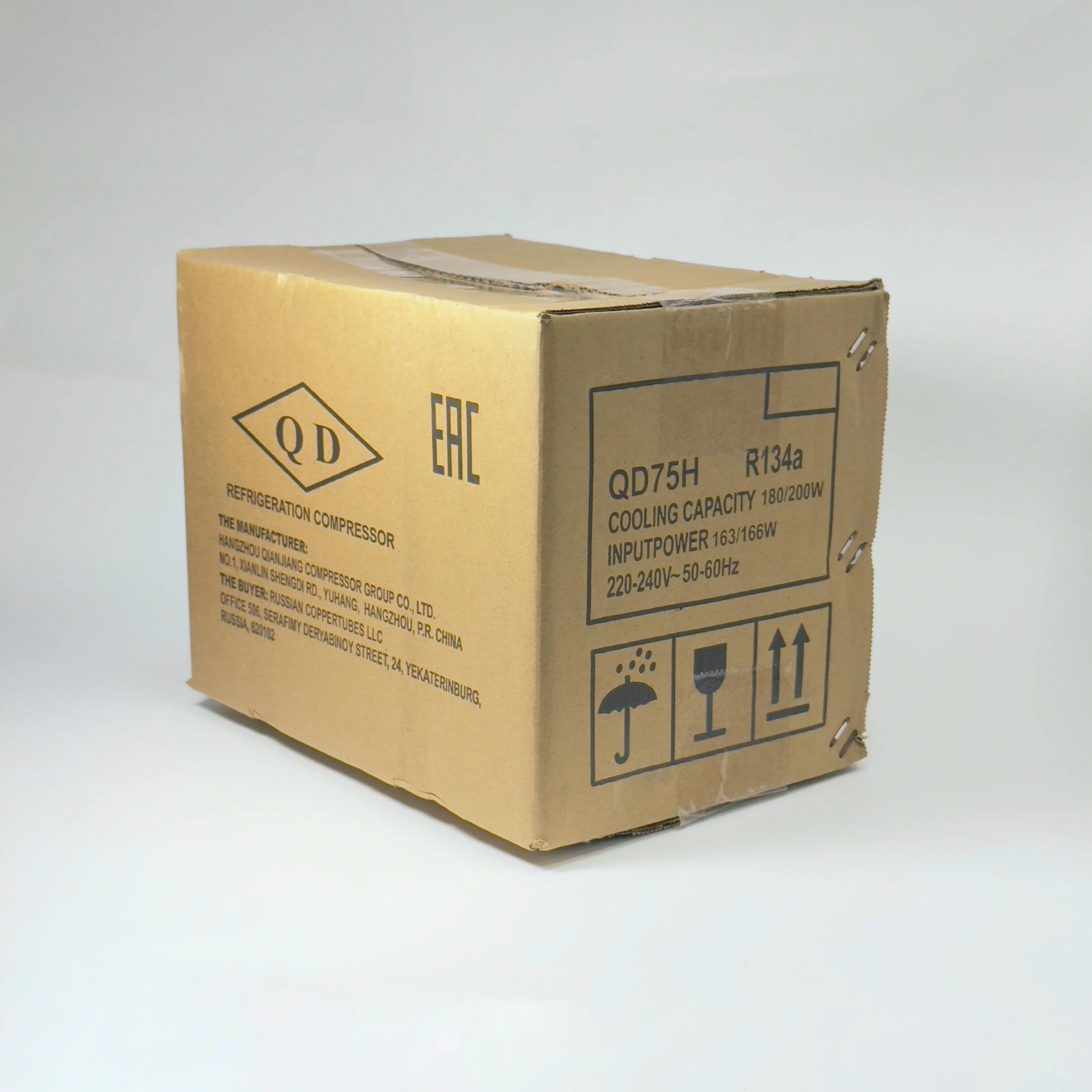 Компрессор QD75H (180 Вт, R134a, LBP) - изображение 6